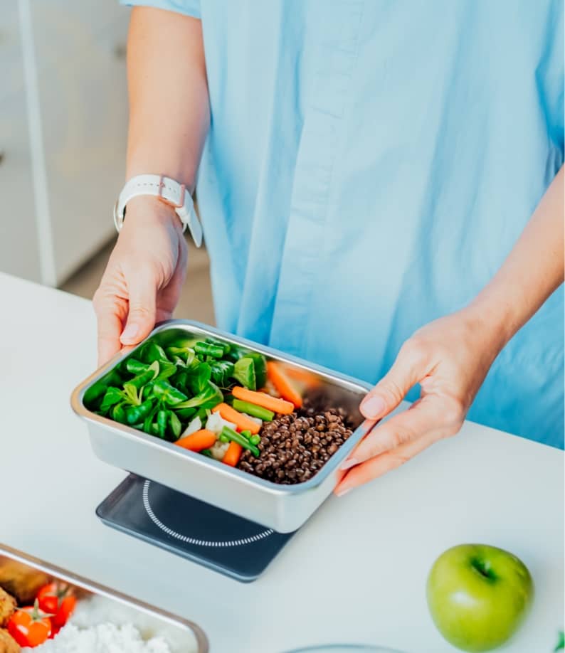 Healthy foods with superpowers like greens and beans