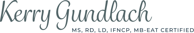 Kerry Gundlach, MS, RD, LD, IFNCP, MB-EAT Certified
