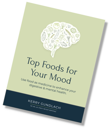 Top Foods for Your Mood book cover.